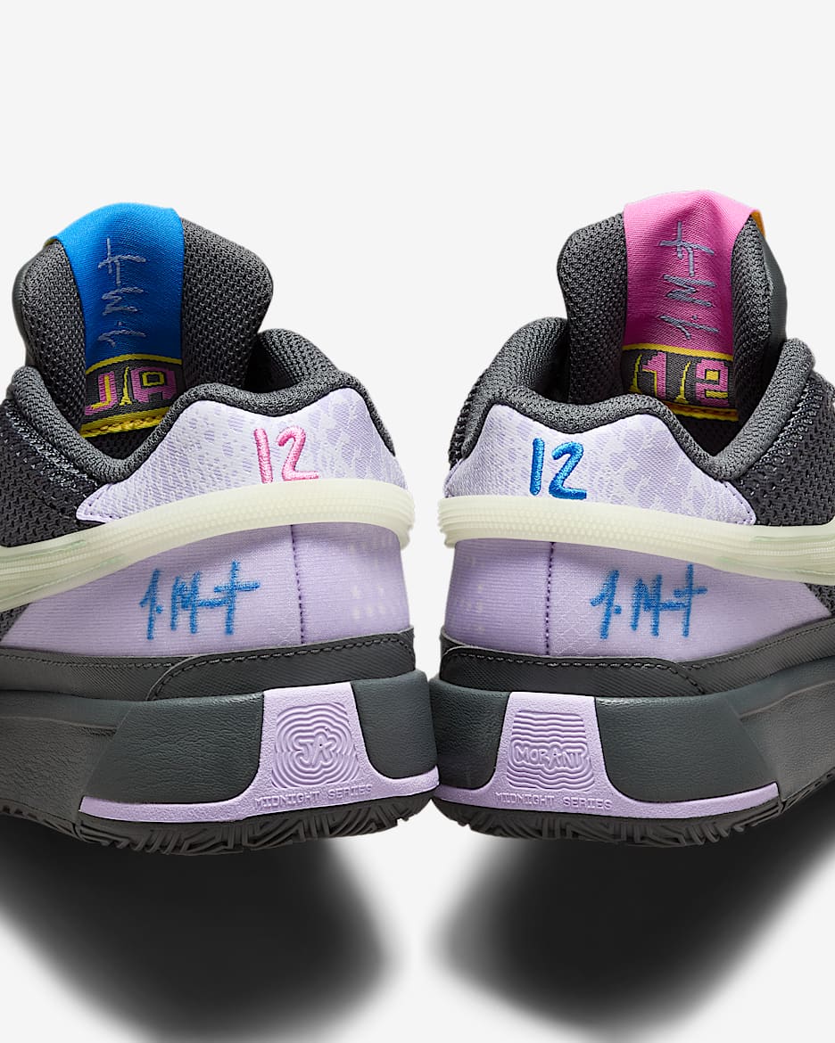 Ja 1 Night Big Kids Basketball Shoes. Nike